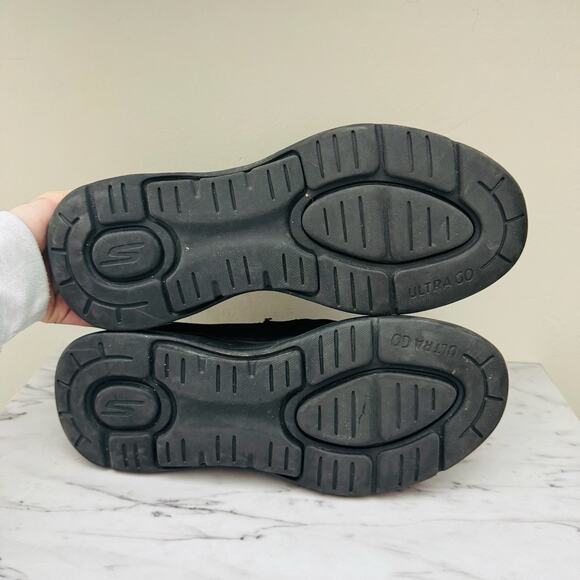 Skechers Go Walk Arch Fit Black Slip On Shoes Men’s Size 12 - Picture 7 of 11